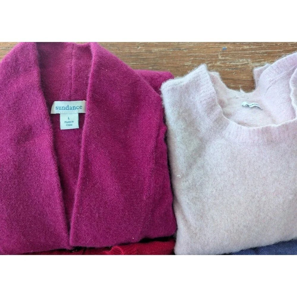 Lot Of 12 100% CASHMERE Sweaters Craft Cutter Lot Colors Brights 7 Lbs Upcycle